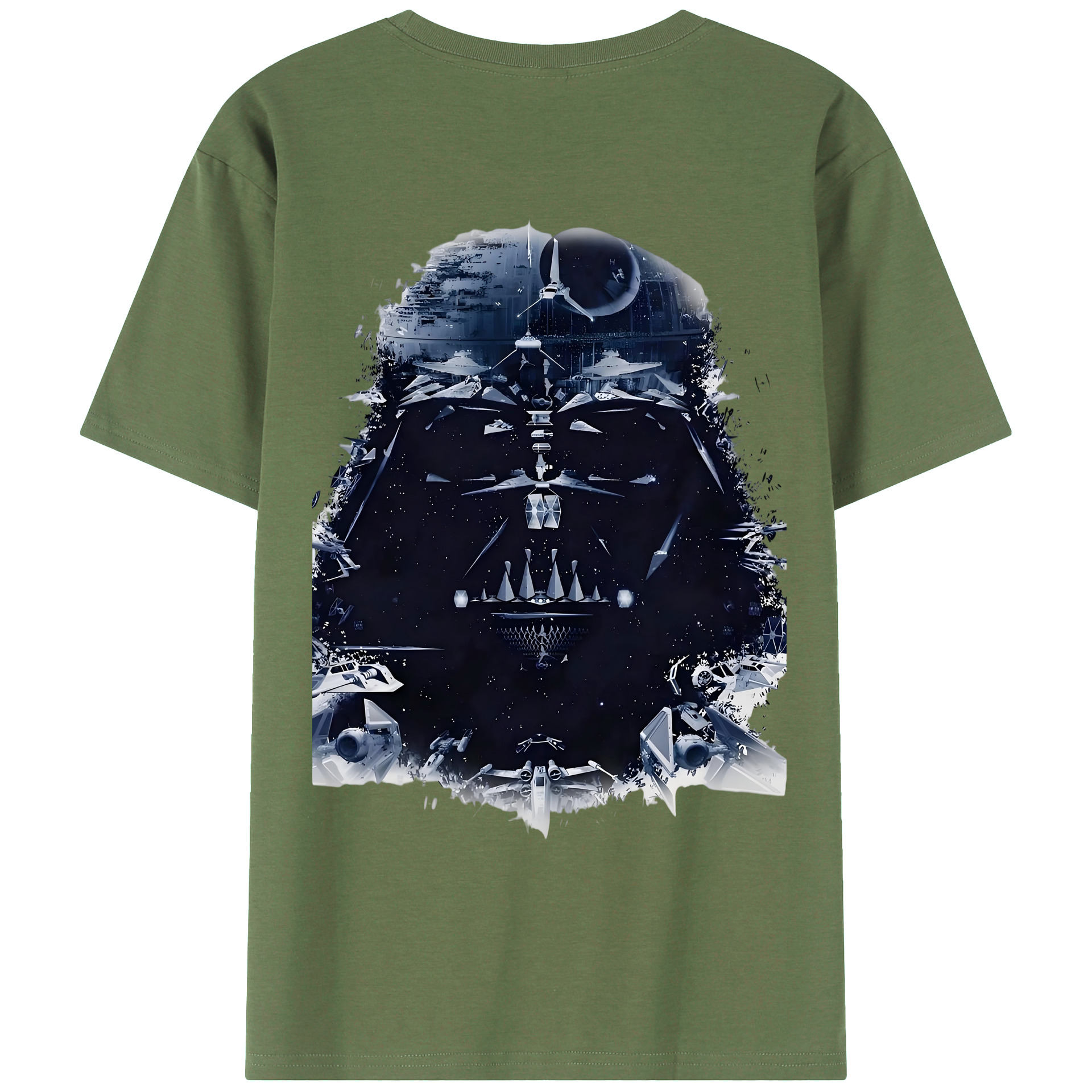 （画像用） スター・ウォーズ Star Wars 綿100％ メンズ半袖Tシャツ（バックプリント） 通気性